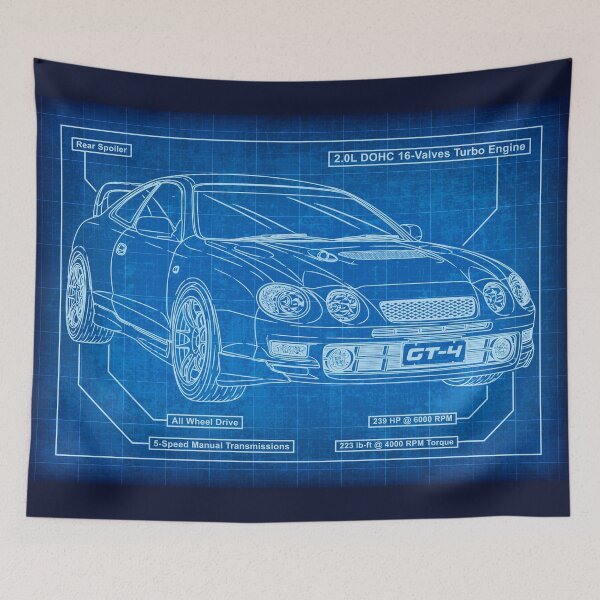 Item preview, Toyota Celica GT-4 ST205 Blueprint designed and sold by JDM Guyvit.