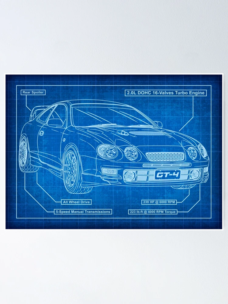 Toyota Celica GT-4 ST205 Blueprint