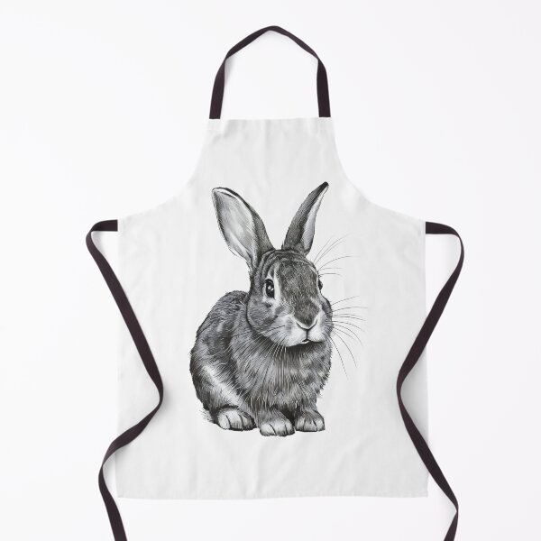 Item preview, Rabbit portrait. designed and sold by MyHappyArtShop.