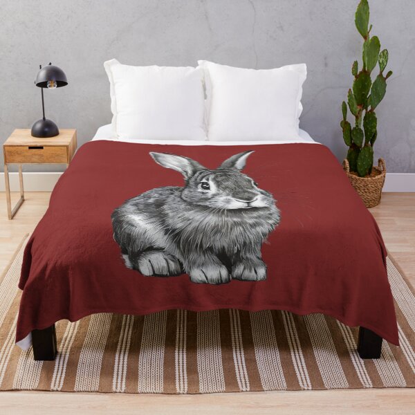Item preview, Rabbit portrait. designed and sold by MyHappyArtShop.
