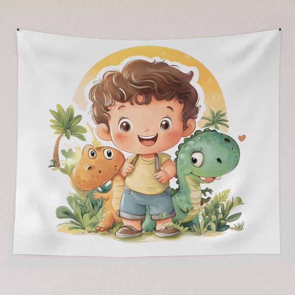 Item preview, Playful Dino Paradise designed and sold by AI-Only Creations.