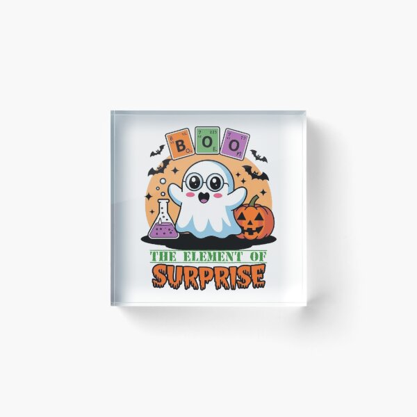 Item preview, Chemistry Boo The Element Of Surprise Halloween Cute Chemist designed and sold by SztylishDesigns.