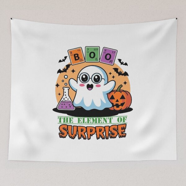 Item preview, Chemistry Boo The Element Of Surprise Halloween Cute Chemist designed and sold by SztylishDesigns.
