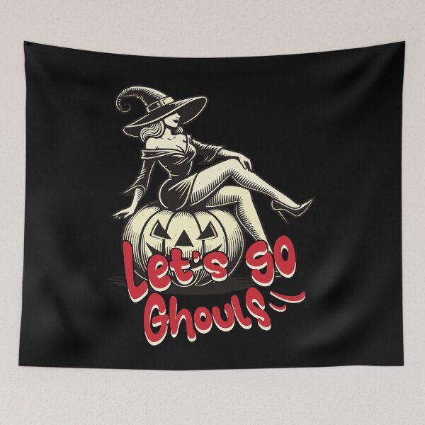 Item preview, Let's Go Ghouls Funny Halloween Girls designed and sold by LuminOrb.