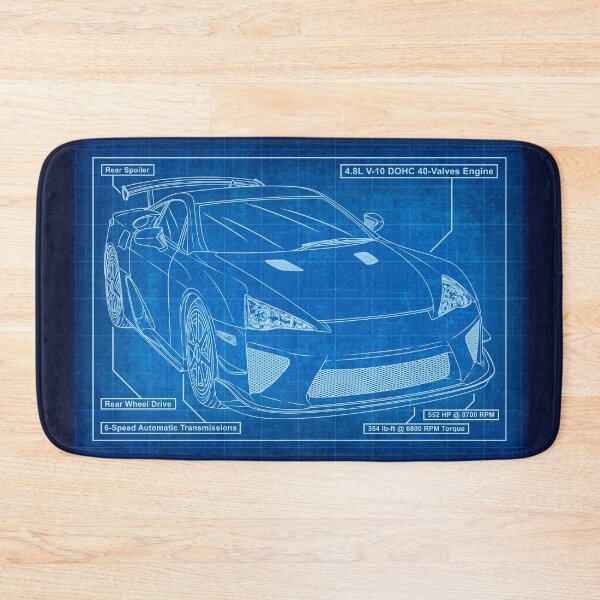 Item preview, Lexus LFA Blueprint designed and sold by JDM Guyvit.