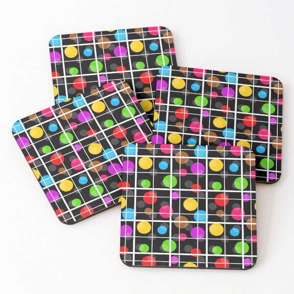 Item preview, Polka Dots and Windowpane Plaid Pattern Design designed and sold by PatternTitan.