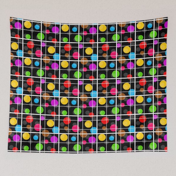 Item preview, Polka Dots and Windowpane Plaid Pattern Design designed and sold by PatternTitan.