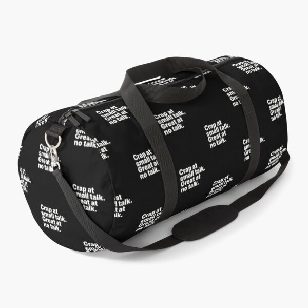 Item preview, Crap at small talk. Great at no talk | White text designed and sold by ThingsOnTees.