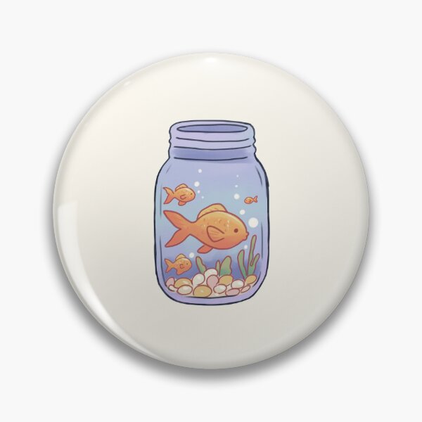 Item preview, fish in a mason jar  designed and sold by Artofmayara.