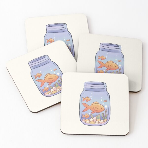 Item preview, fish in a mason jar  designed and sold by Artofmayara.
