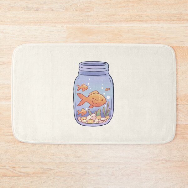Item preview, fish in a mason jar  designed and sold by Artofmayara.