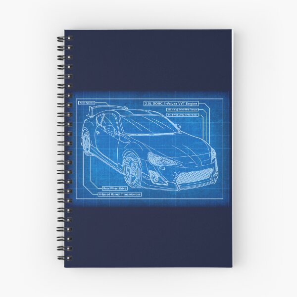 Item preview, Toyota GR86 Blueprint designed and sold by JDM Guyvit.