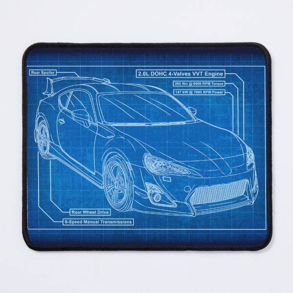 Item preview, Toyota GR86 Blueprint designed and sold by JDM Guyvit.