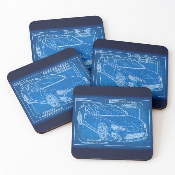 Item preview, Toyota GR86 Blueprint designed and sold by JDM Guyvit.