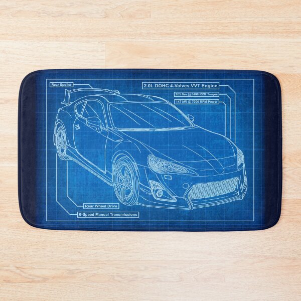 Item preview, Toyota GR86 Blueprint designed and sold by JDM Guyvit.
