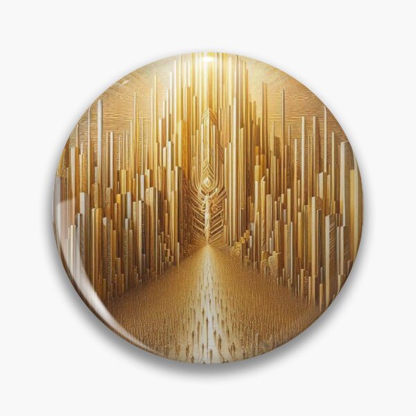 Item preview, Modern Abstract Art Gold Painting for Stylish Interiors | Number 9 designed and sold by Kubala.