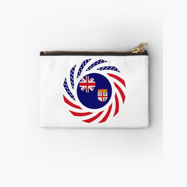 Item preview, Fijian American Multinational Patriot Flag Series designed and sold by Carbon-Fibre Media.