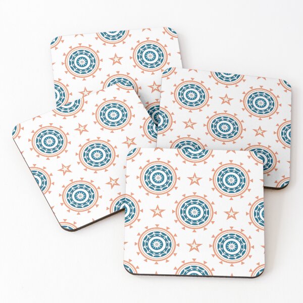 Item preview, Geometric abstract with flower seamless pattern  designed and sold by Sunakokookkook.