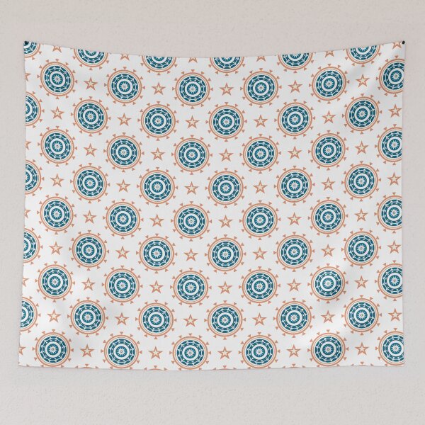Item preview, Geometric abstract with flower seamless pattern  designed and sold by Sunakokookkook.