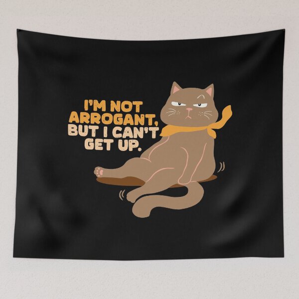 Item preview, Brown Cat with Yellow Scarf designed and sold by LazyCaat.