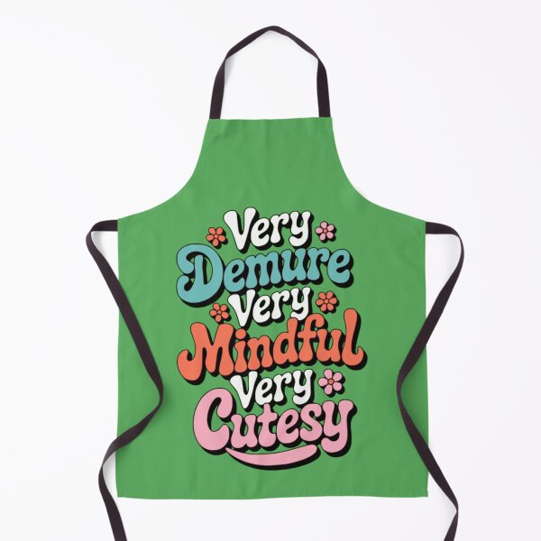 Item preview, Very Demure Very Mindful Very Cutesy Vibrant Feminine Quote Funny Mindful Cute Trendy Meme Quote designed and sold by Syrupulse.