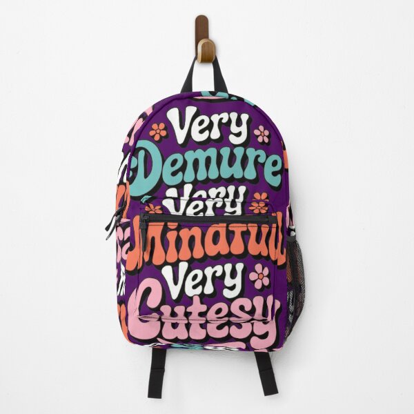 Item preview, Very Demure Very Mindful Very Cutesy Vibrant Feminine Quote Funny Mindful Cute Trendy Meme Quote designed and sold by Syrupulse.