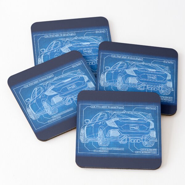 Item preview, Honda Civic Type R (FK8) Blueprint designed and sold by JDM Guyvit.