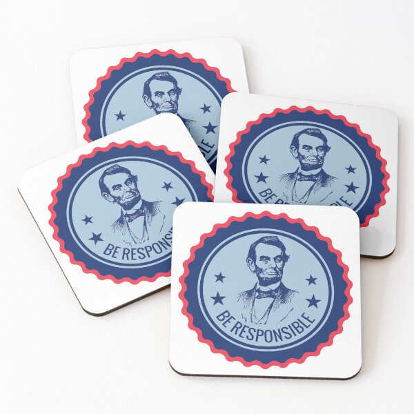Item preview, Be Responsible  Abraham Lincoln and USA Flag Colour  - Patriotic Democracy Design  designed and sold by DigitalPromt.