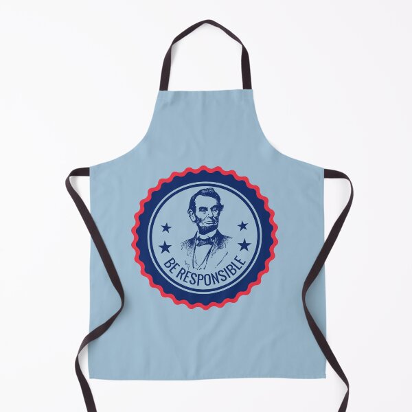 Item preview, Be Responsible Abraham Lincoln and USA Flag Colour - Patriotic Democracy Design designed and sold by DigitalPromt.