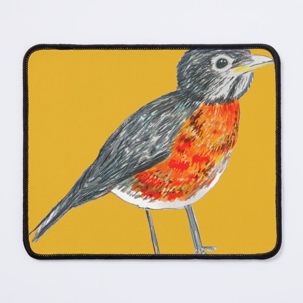 Item preview, Cute American Robin Red Breast Bird designed and sold by MyCraftyNell.