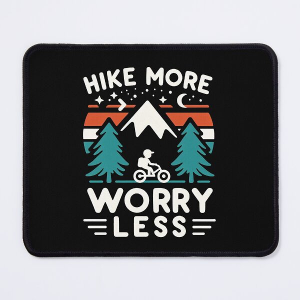 Item preview, Hike More, Worry Less! | For nature and outdoors lovers! | designed and sold by pafkrusk.