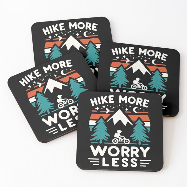 Item preview, Hike More, Worry Less! | For nature and outdoors lovers! | designed and sold by pafkrusk.
