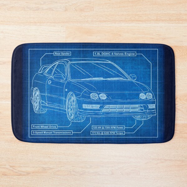 Item preview, Honda  Integra Type R DC2 Blueprint designed and sold by JDM Guyvit.