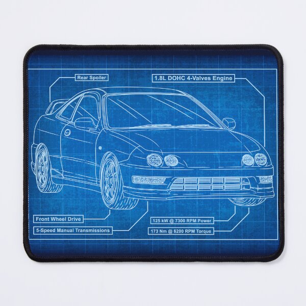 Item preview, Honda  Integra Type R DC2 Blueprint designed and sold by JDM Guyvit.
