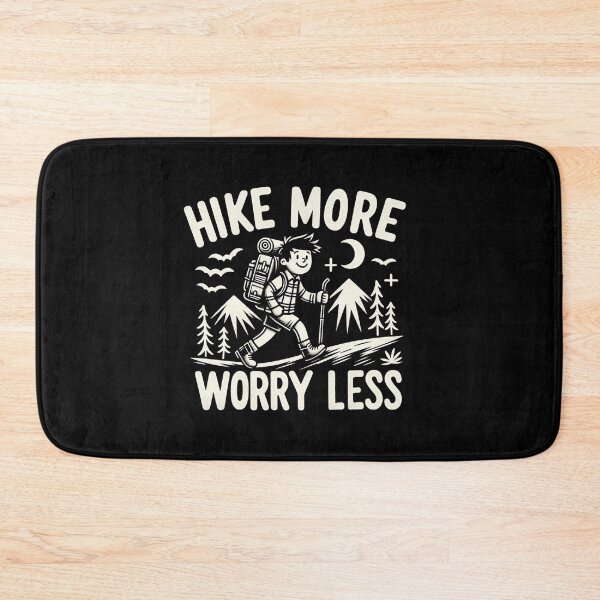 Item preview, Hike More, Worry Less! | For nature and outdoors lovers! | designed and sold by pafkrusk.