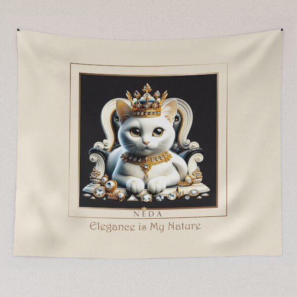 Item preview, Royal Cat – Elegance is My Nature | Fantasy Feline Design designed and sold by MilicaT.