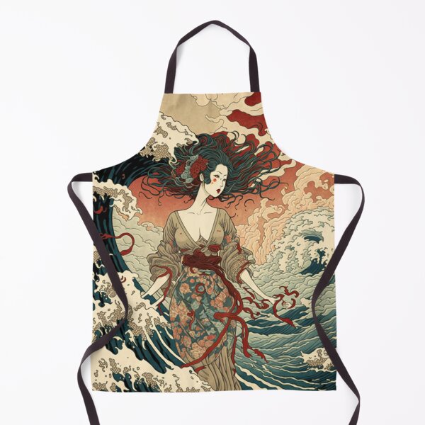 Item preview, Wave Geisha designed and sold by patternshoprad.