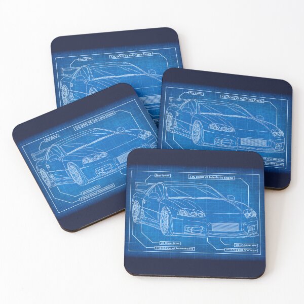 Item preview, Mitsubishi 3000GT Blueprint designed and sold by JDM Guyvit.