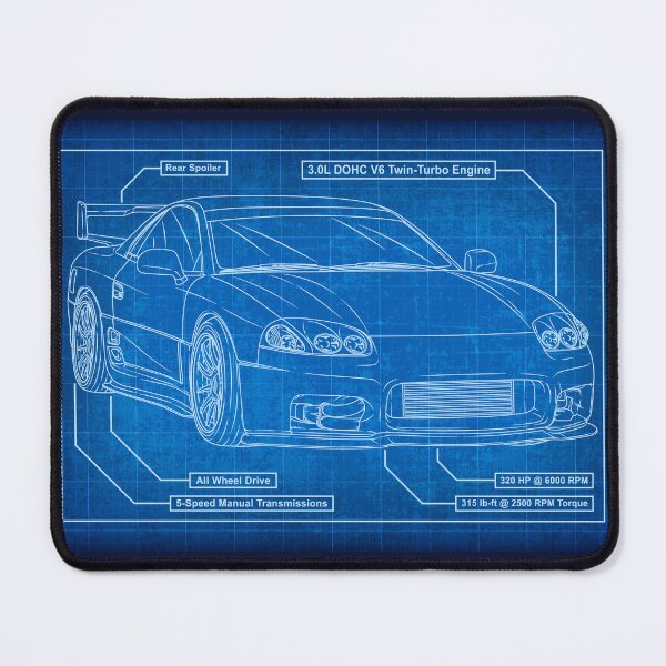 Item preview, Mitsubishi 3000GT Blueprint designed and sold by JDM Guyvit.