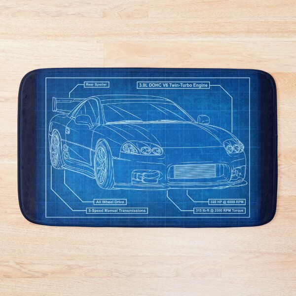 Item preview, Mitsubishi 3000GT Blueprint designed and sold by JDM Guyvit.