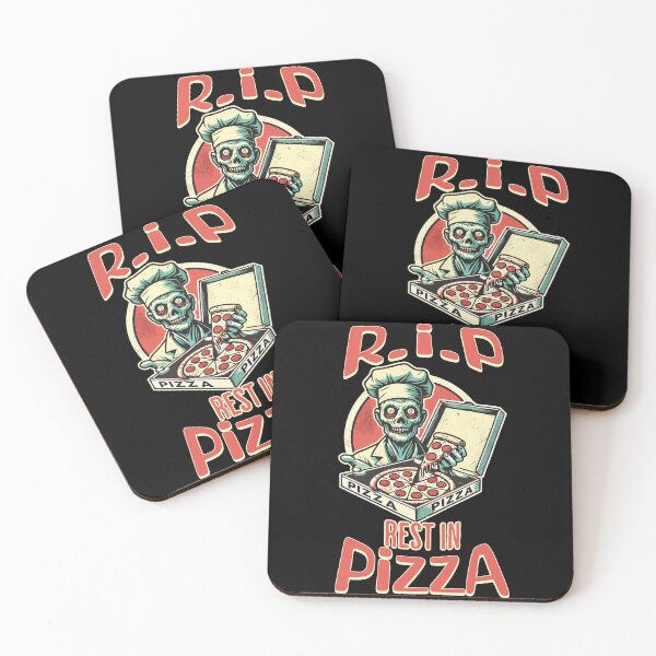 Item preview, Spooky Funny Pizza Lover Zombie designed and sold by LuminOrb.