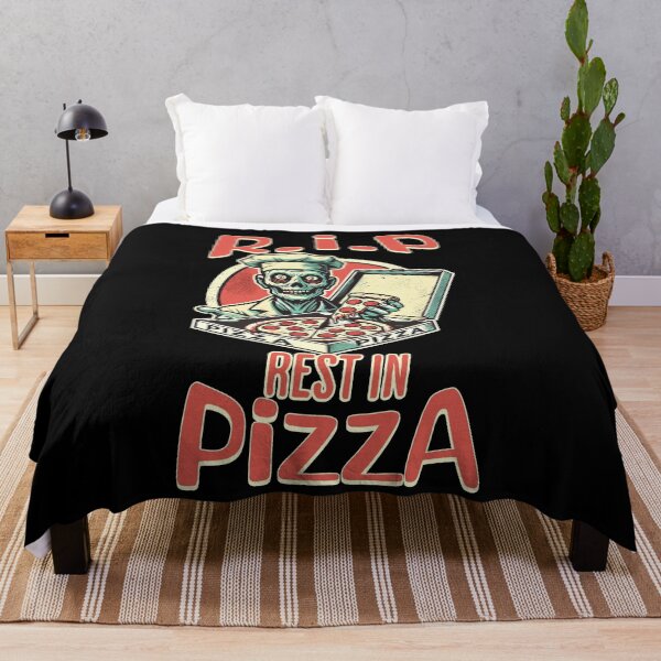 Item preview, Spooky Funny Pizza Lover Zombie designed and sold by LuminOrb.