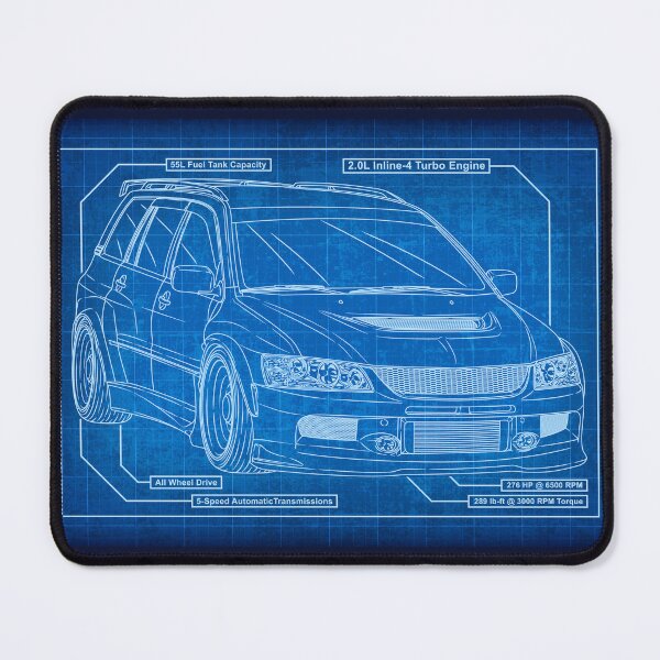 Item preview, Mitsubishi Lancer Evolution 9 Wagon Blueprint designed and sold by JDM Guyvit.
