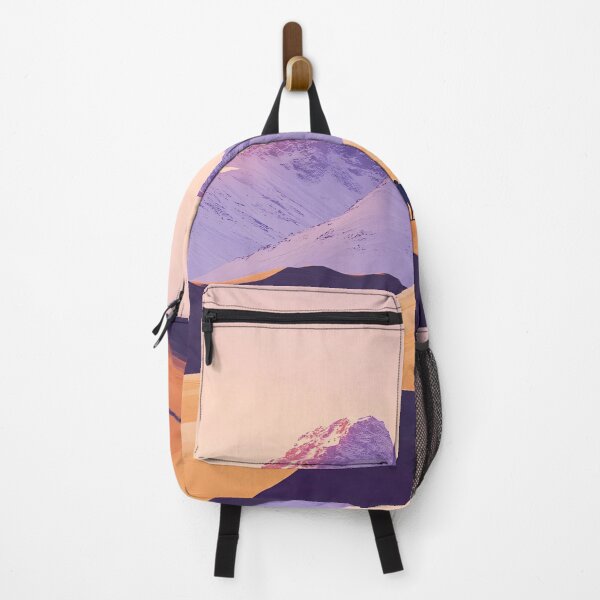 Item preview, A Contemplative Figure In Surreal Dunes and Peaks designed and sold by Cat-Wave-Dream.