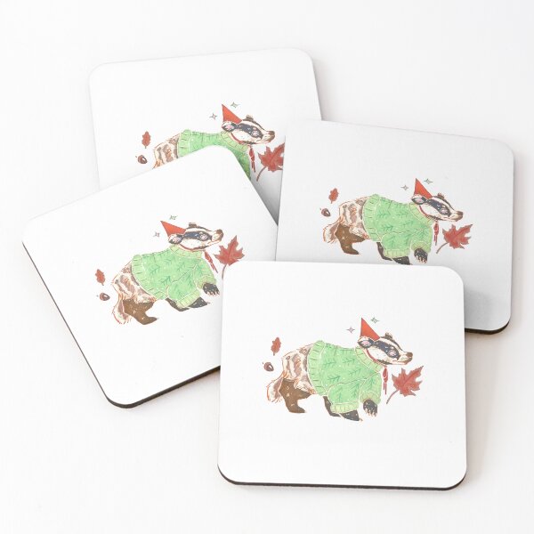Item preview, Autumn badger designed and sold by piranha-na.