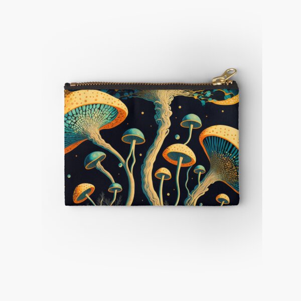 Item preview, Fluorescent Mushrooms designed and sold by patternshoprad.