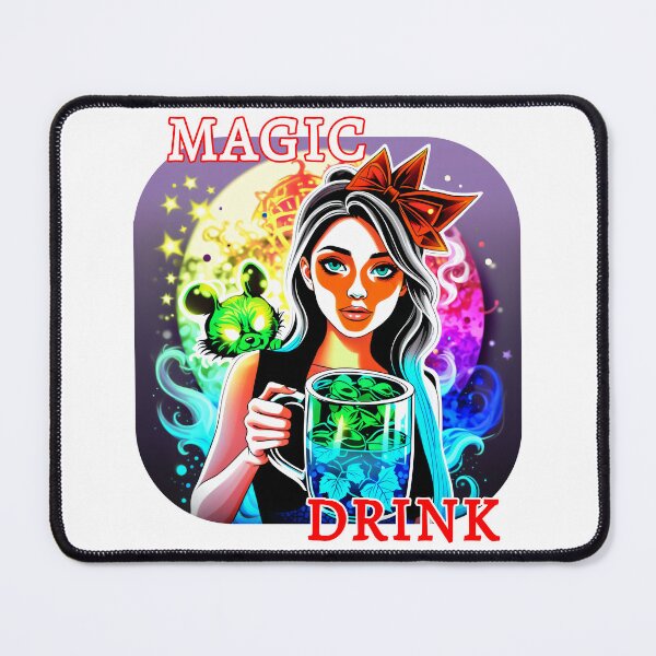 Item preview, The woman, the fox and the magic drink party designed and sold by BlackCatEyes.