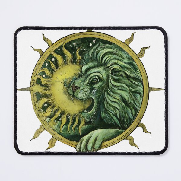 Item preview, Green Alchemical Lion designed and sold by GlitchGrind.