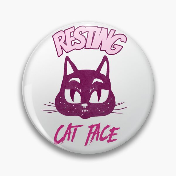 Item preview, Resting cat face designed and sold by graphicgrain.