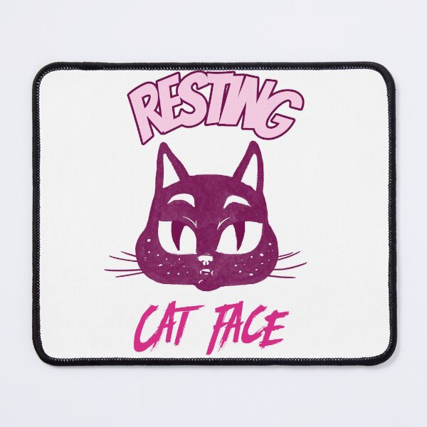 Item preview, Resting cat face designed and sold by graphicgrain.
